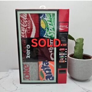 Coca-Cola | pop-art colorful maximalist print preppy tube socks | NWT